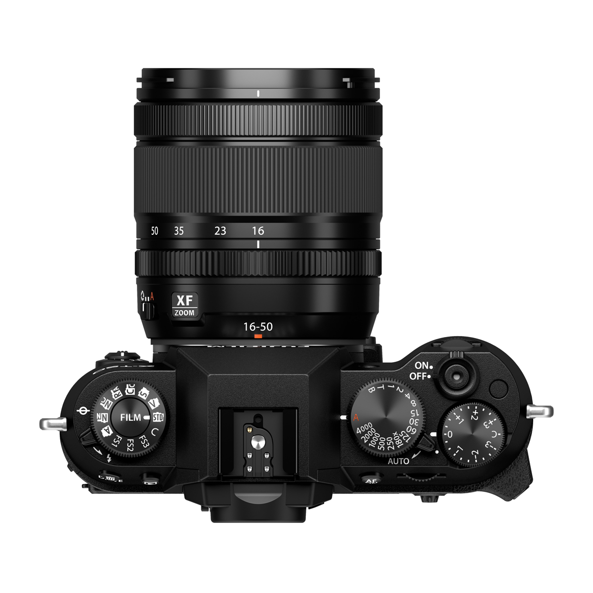 FUJIFILM X-T50 schwarz + XF 16-50 mm R LM WR, Kamerakit